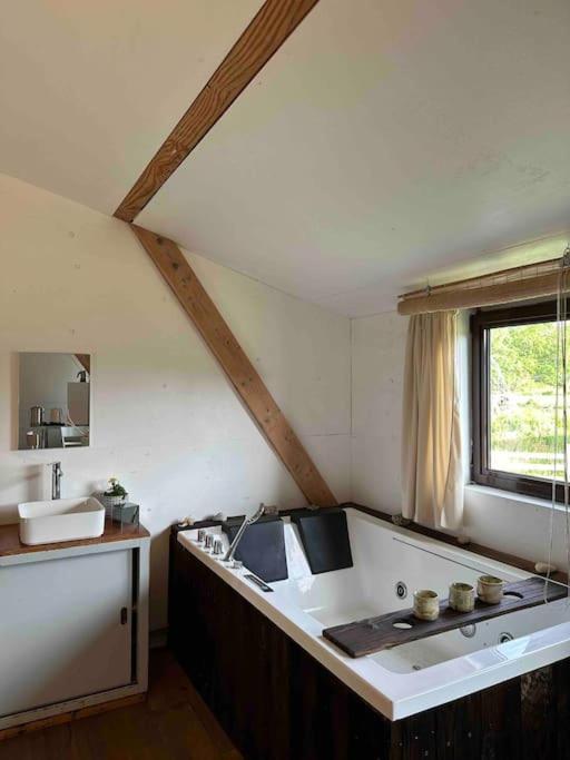 Cosy Cabane Boise Solaire, Balneo Bath Et Toilette Seche A La Ferme Мімізан Екстер'єр фото